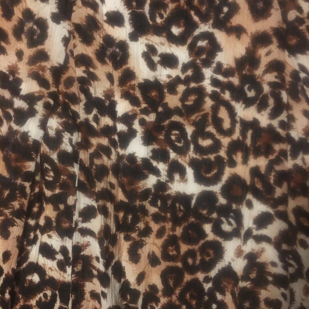 Midi cheetah leopard skirt - Picture 2 of 2